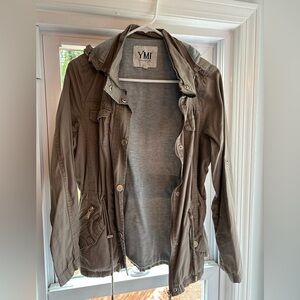 YMI Women’s Brown Military Jacket